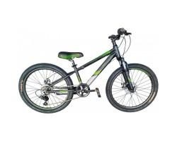 Energy Enigma 24" Disc Alloy Midnight Black 'n' Green Matt με Lock Ou